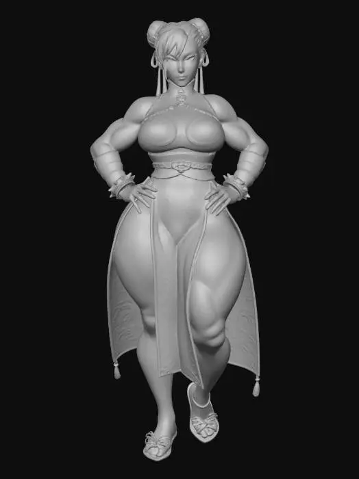 3D model for chun li