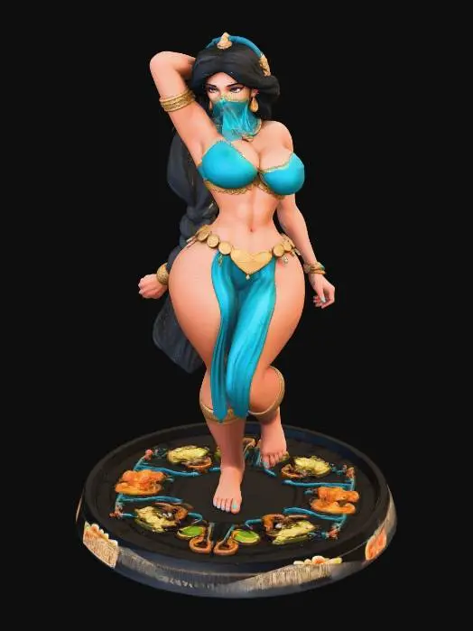 3D model for Jasmine pose II