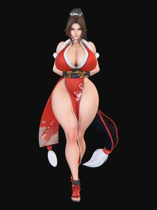 3D model for Mai Shiranui