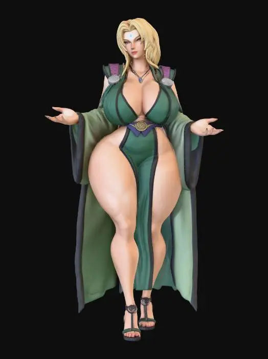 3D model for Tsunade