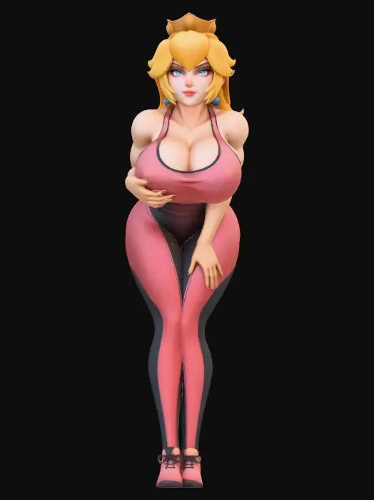 3D model for Princess Peach