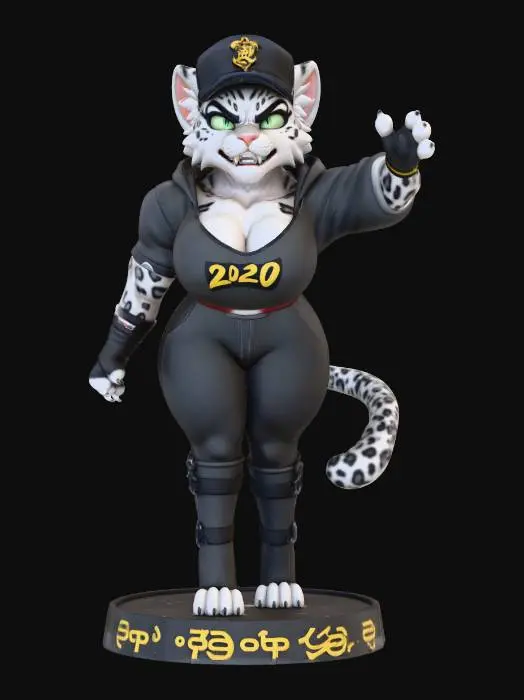 3D model for Captain Snow Leopard 2020