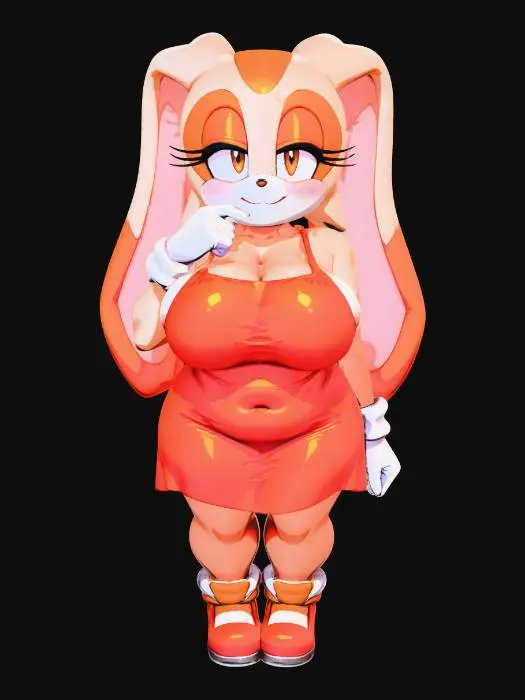 3D model for Cream Rabbit