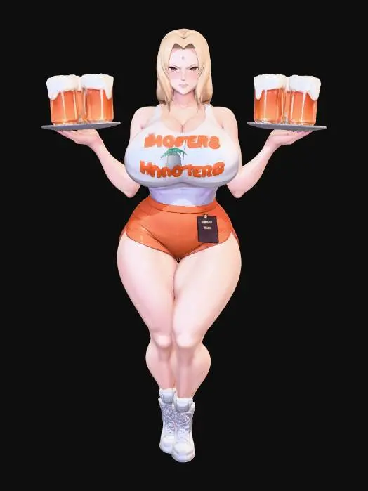 3D model for Tsunade_hooters