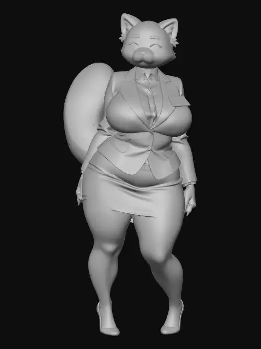 3D model for Retsuko