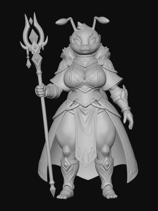 3D model for Mooncrest Bee Paladin