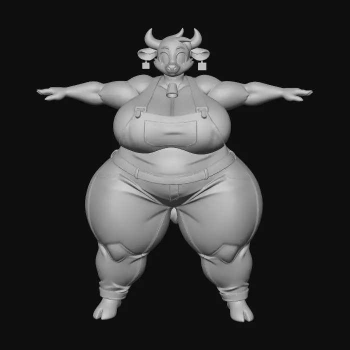 3D model for Cow Overall
