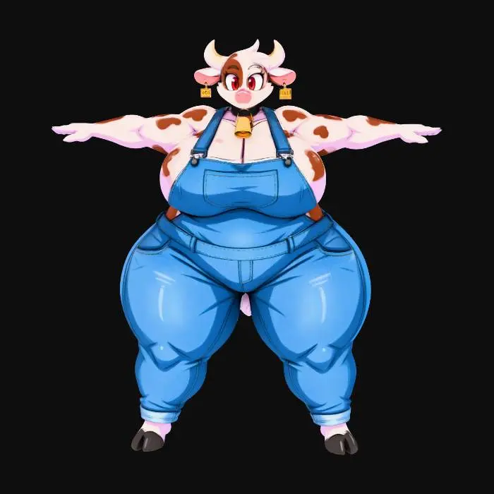 3D model for Cow Overall