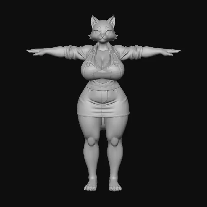 3D model for Cat Farmer