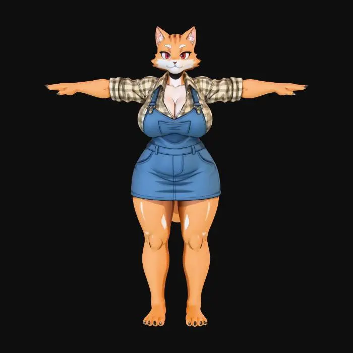 3D model for Cat Farmer