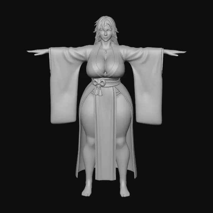 3D model for Rangiku Matsumoto