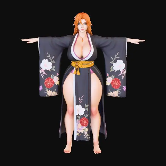 3D model for Rangiku Matsumoto