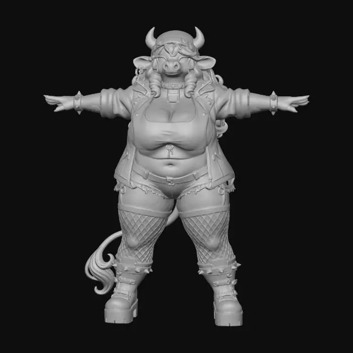 3D model for Cow Gotic