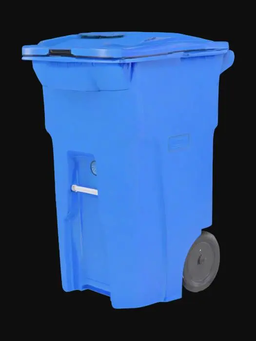 3D model for Blue Bin