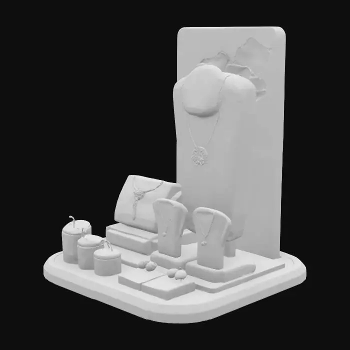 3D model for Jewelry Display Elegance
