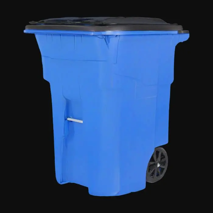 3D model for Blue Recycling Bin