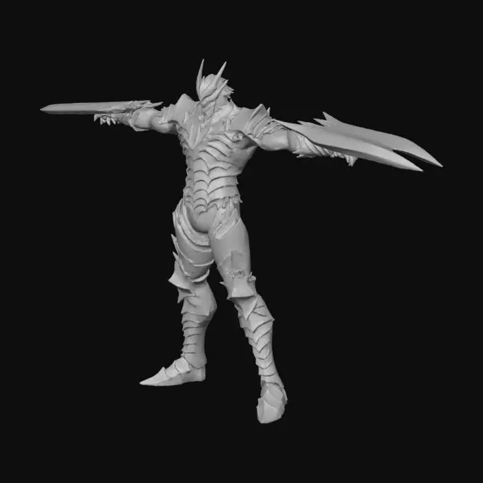 3D model for Dark Knight Ascendant, #Thanksgiving#