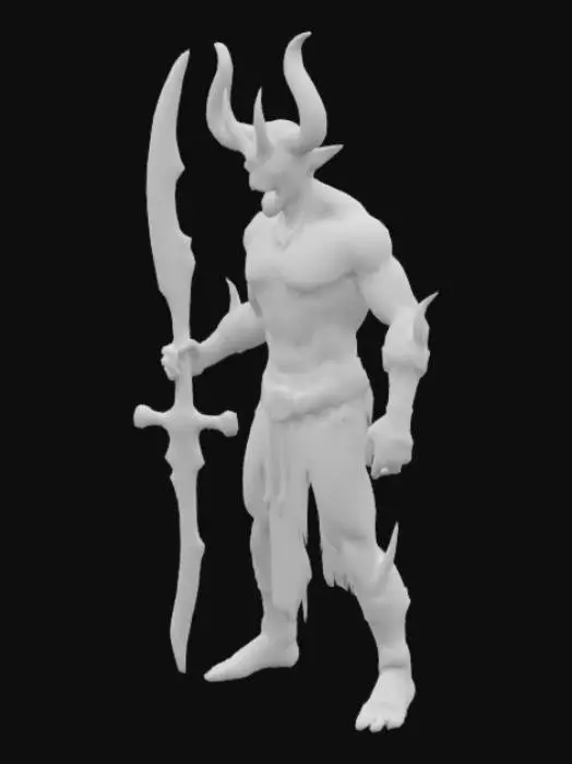 3D model for [Kentucky] Six eyed demon swordsman, #AroundTheWorld#