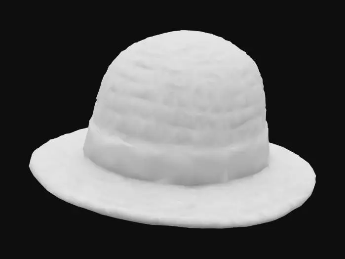 3D model for Straw Hat