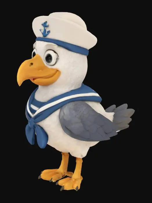 3D model for Sailor Seagull