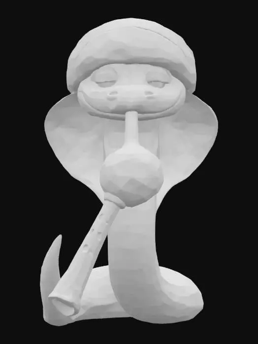 3D model for [India], #AroundTheWorld# Human Charmer