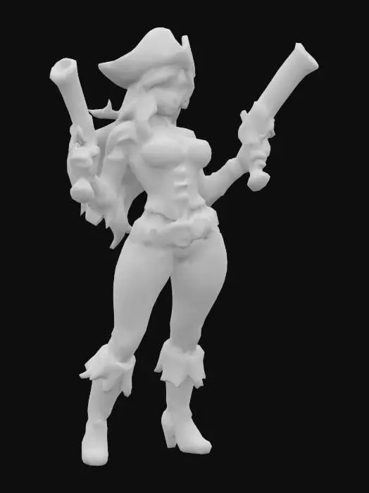 3D model for Pirate Adventurer