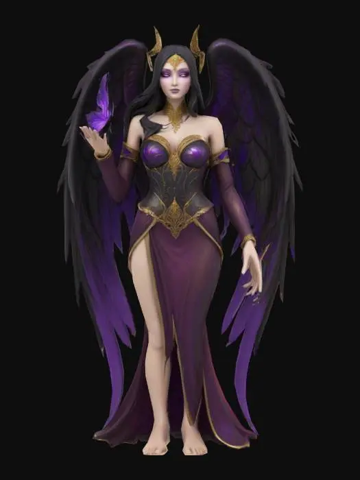 3D model for Fallen Angel