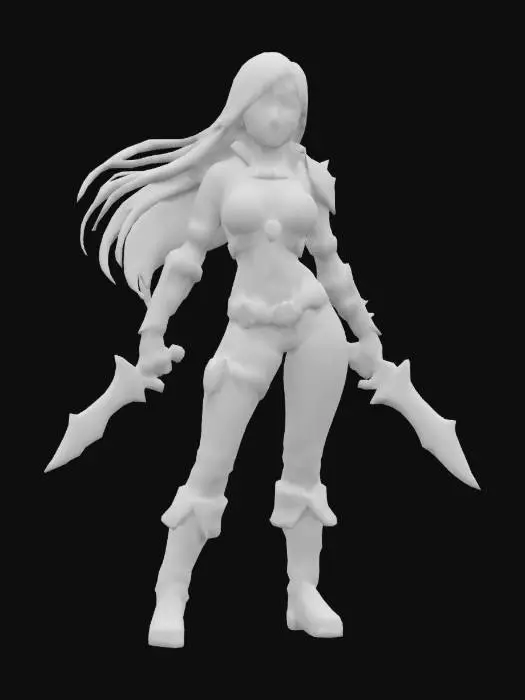 3D model for Spin to Win Girl