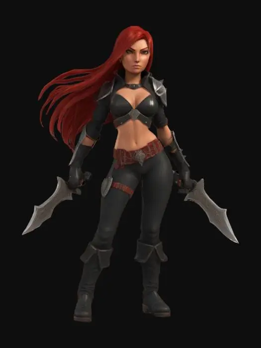 3D model for Spin to Win Girl