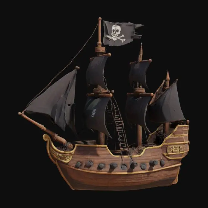 3D model for The Black Sails