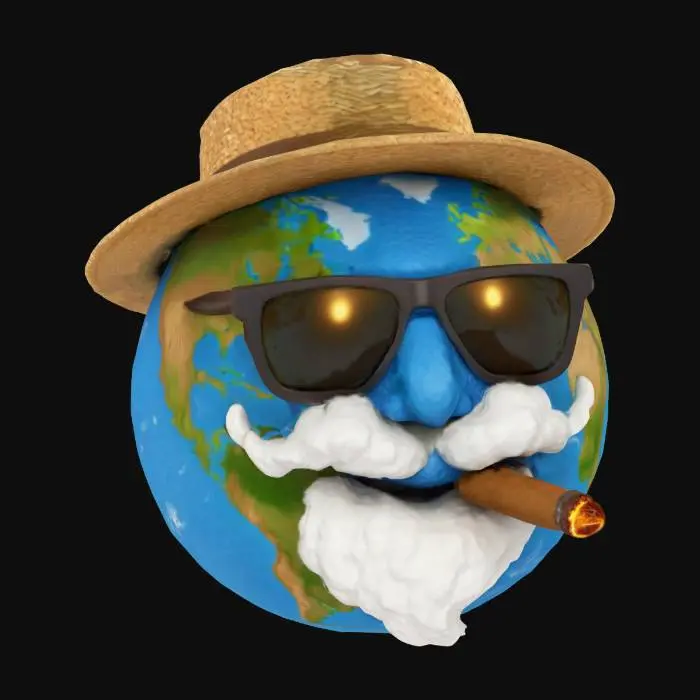 3D model for #AroundTheWorld#, World Travels Around the World