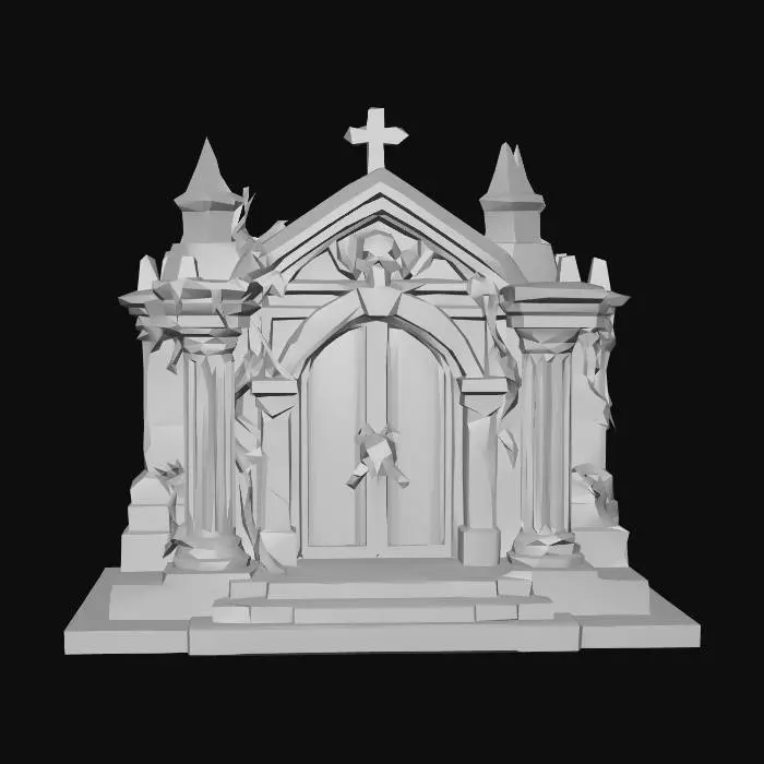 3D model for mausoleum