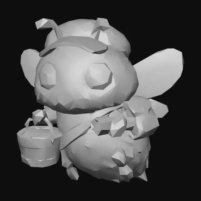 3D model for Worker Bee