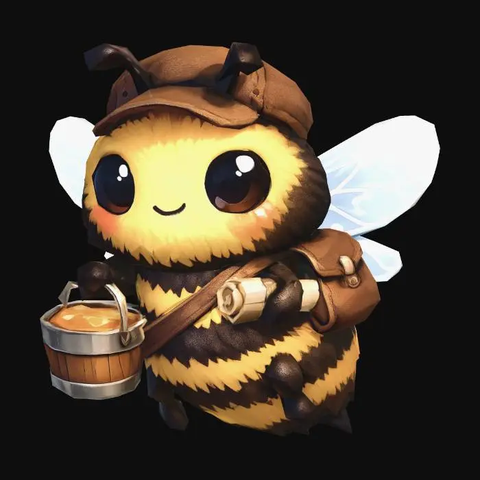 3D model for Worker Bee