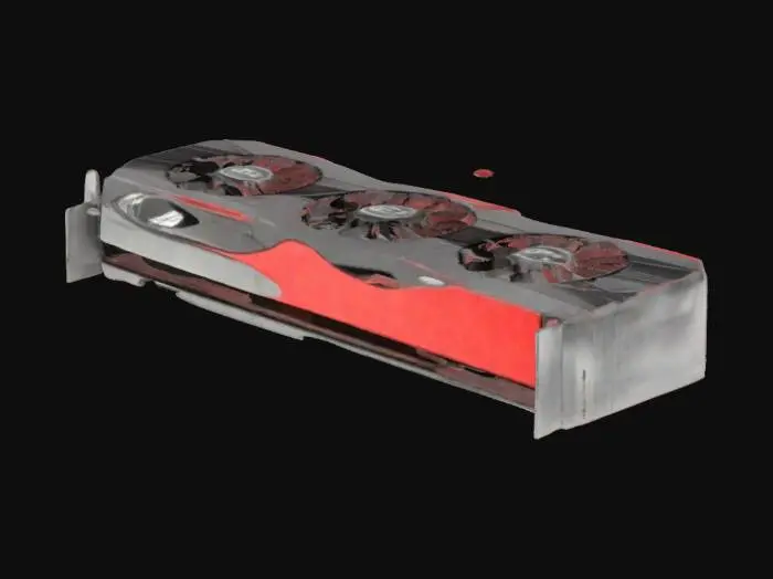 3D model for ASUS ROG Graphics Card