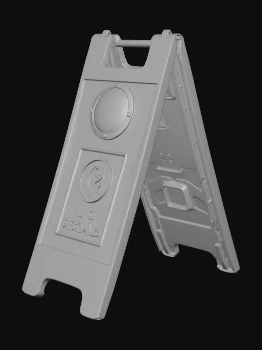 3D model for trafic road barrier