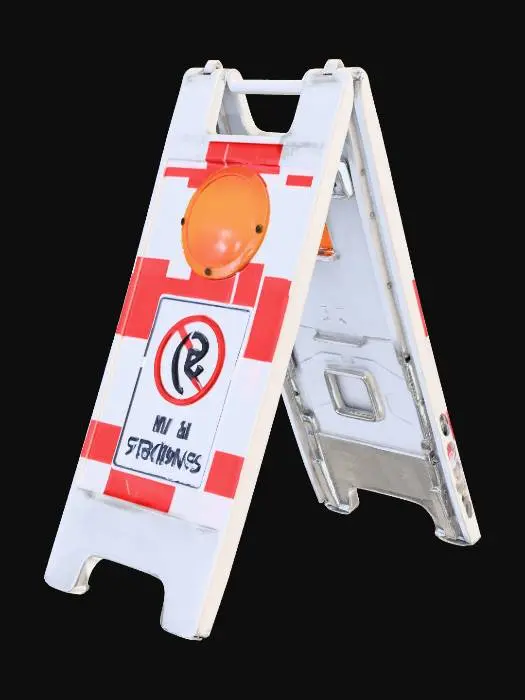 3D model for trafic road barrier