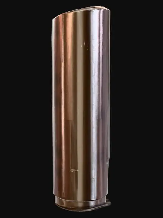 3D model for Silver Cylinder
