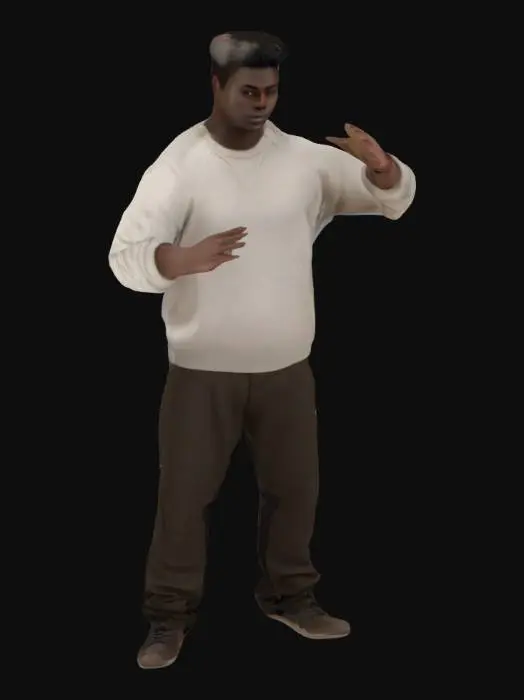3D model for Man with Outstretched Arms