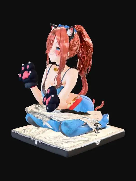 3D model for Catgirl Charm