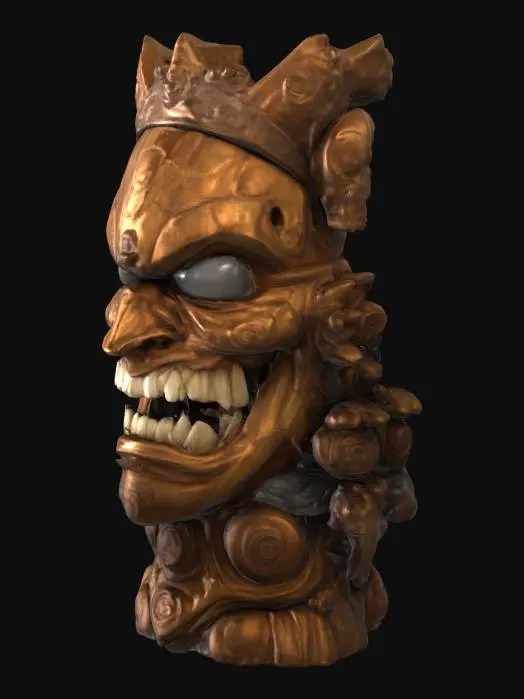 3D model for Fierce Guardian Idol