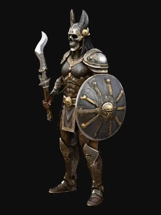 3D model for Warrior of the Underworld