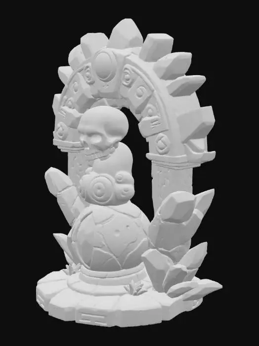 3D model for The Crystal Skull Monument