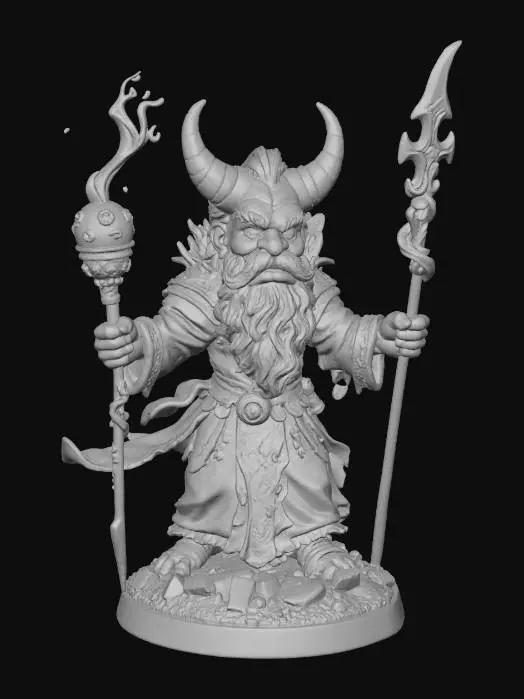 3D model for Elder Pyromancer, #villain#