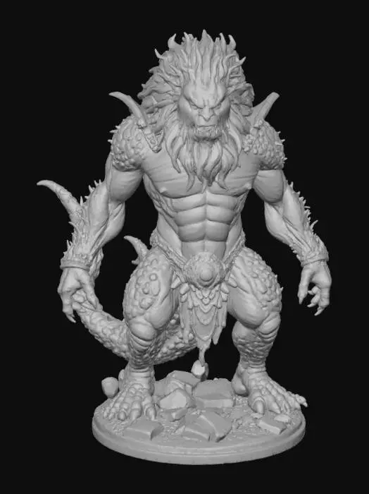 3D model for Beast King, #villain#