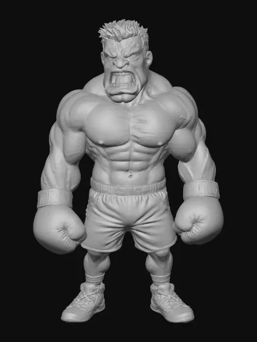 3D model for Boxing Fury