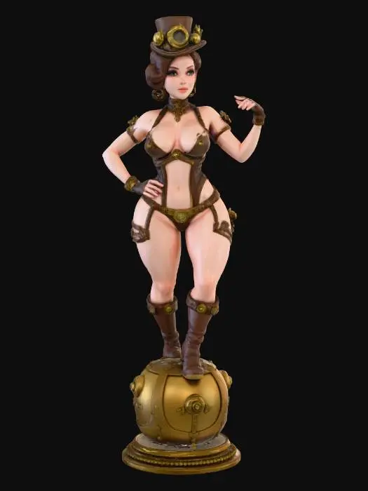 3D model for Steampunk Elegance