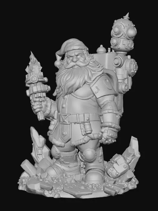 3D model for Cybernetic Santa Claus, #Christmas2025#