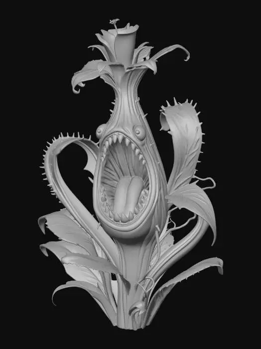 3D model for Carnivorous Bloom