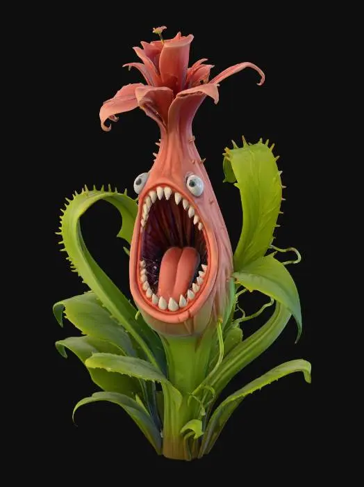 3D model for Carnivorous Bloom